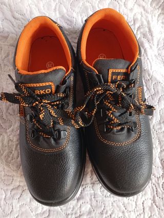 Zapatos de seguridad FERKO - negros y naranjas