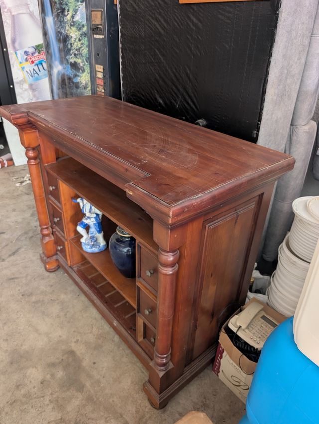 Mesa de centro de madera - marrón