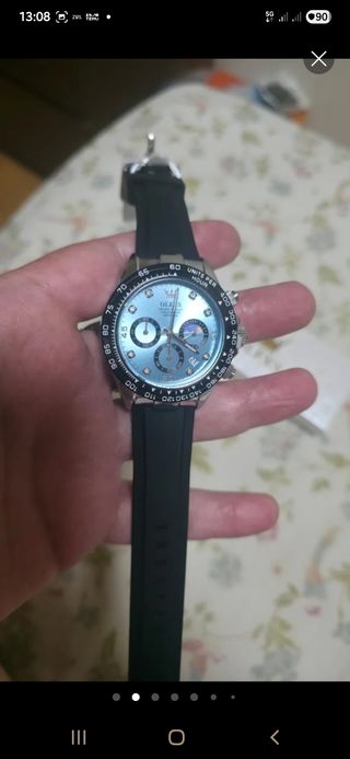 Reloj de Hombre OLEVS Esfera Azul con Cronógrafo