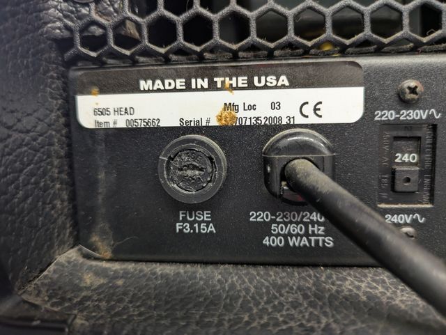 Peavey 6505 Amplificador + flight case