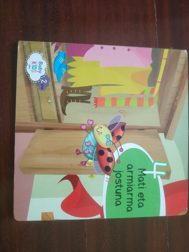 6 libros Baby Kids 2 urte edebe giltza
