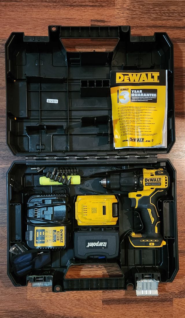 Dewalt taladro percutor 18V  DCD709D2T