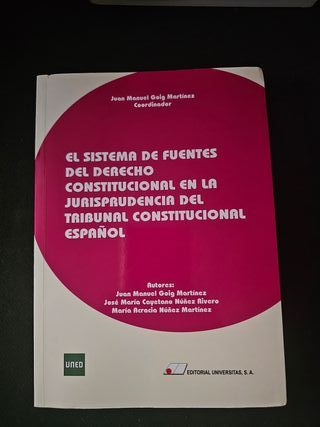 El Sistema de Fuentes del Derecho Constituciona...