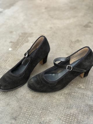 Zapatos baile flamenco negros