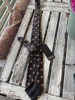 Corbata Gianfranco Ferré - Negra & Naranja