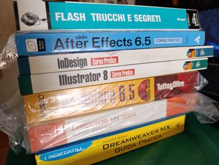 Lotto divisibile manuali di grafica, comunicazione