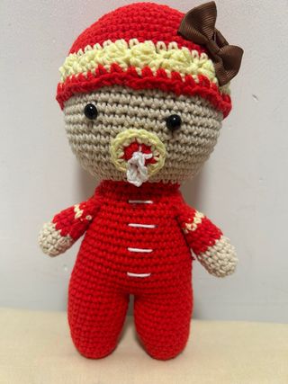 Muñeco amigurumi bebé crochet