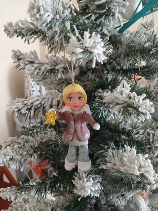 Niña Navidad - adorno árbol