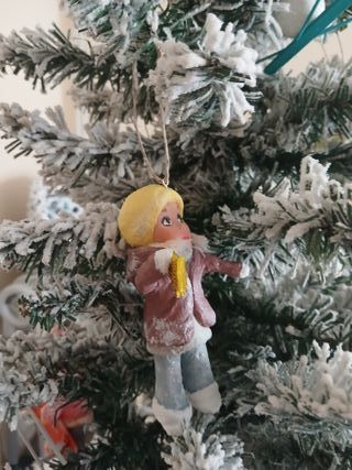 Niña Navidad - adorno árbol