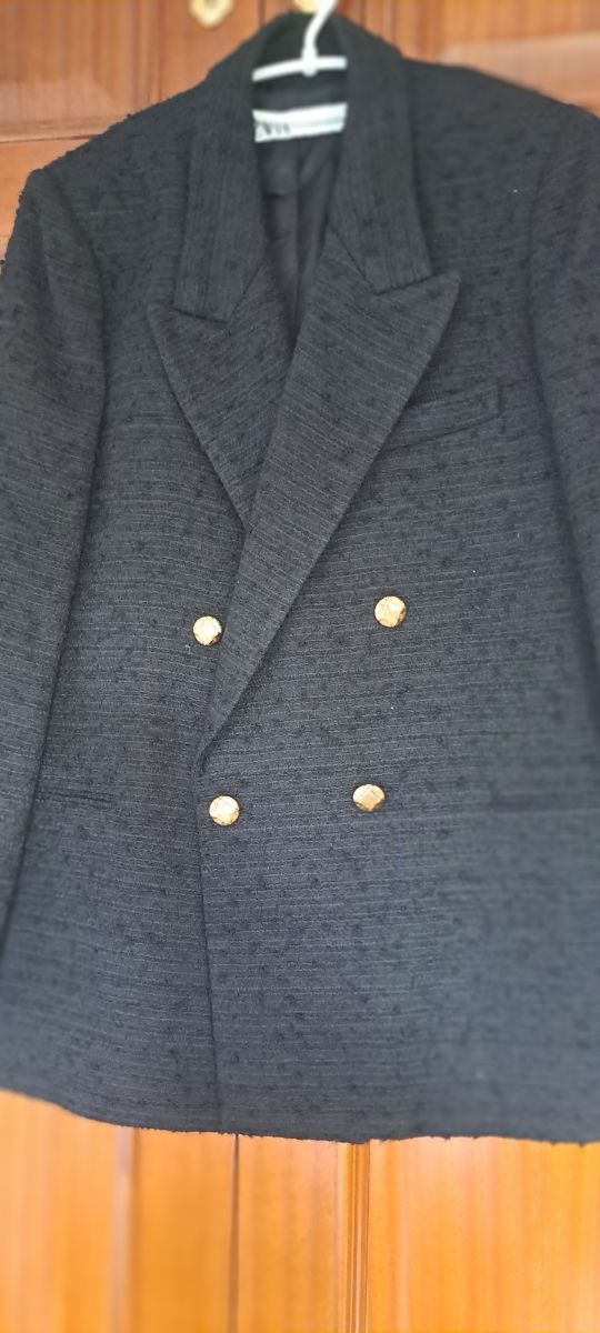 Americana negra Zara - Talla M