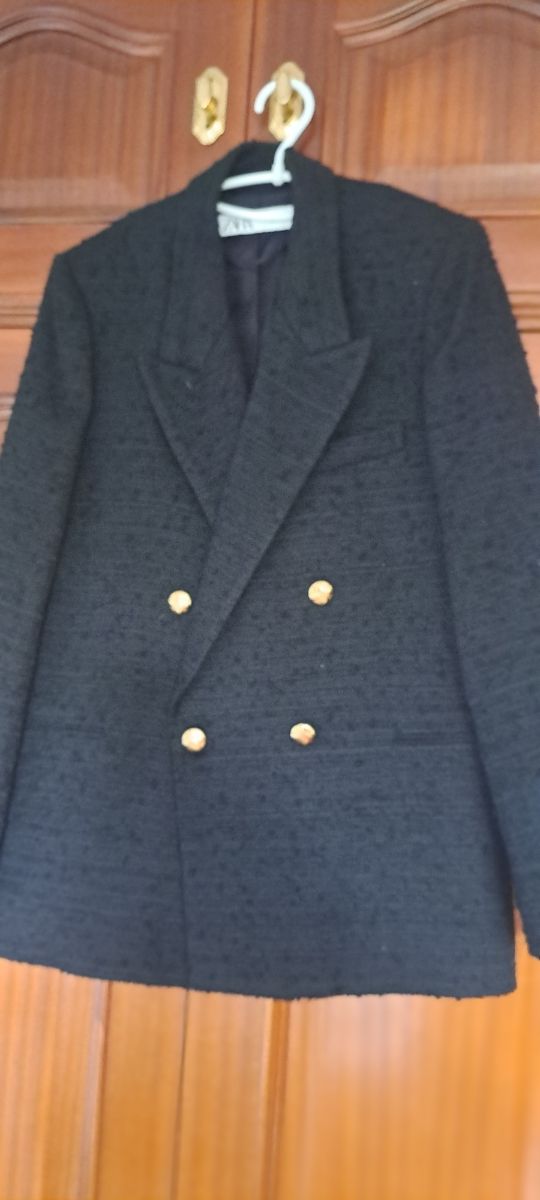 Americana negra Zara - Talla M