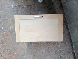 2 Muebles pared Ikea Madera-Cristal