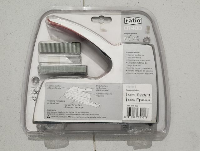 Clavadora RATIO CR400 4 en 1
