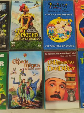 Lote de VHS Antiguos/Retro
