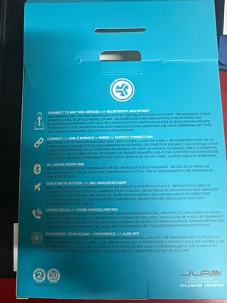 Auriculares JLab GoWork 2nd Gen