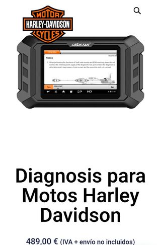 DISPOSITIVO  DIAGNOSIS PARA HARLEY DAVIDSON .