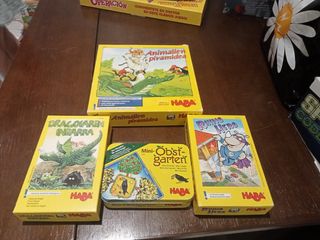 Juegos de mesa HABA (4 juegos)