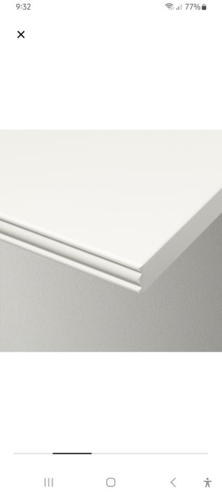 5 baldas blancas ikea 