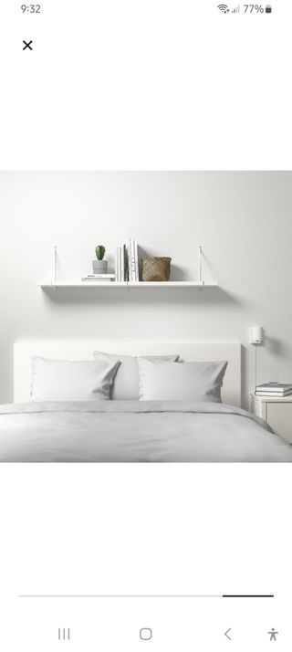 5 baldas blancas ikea 