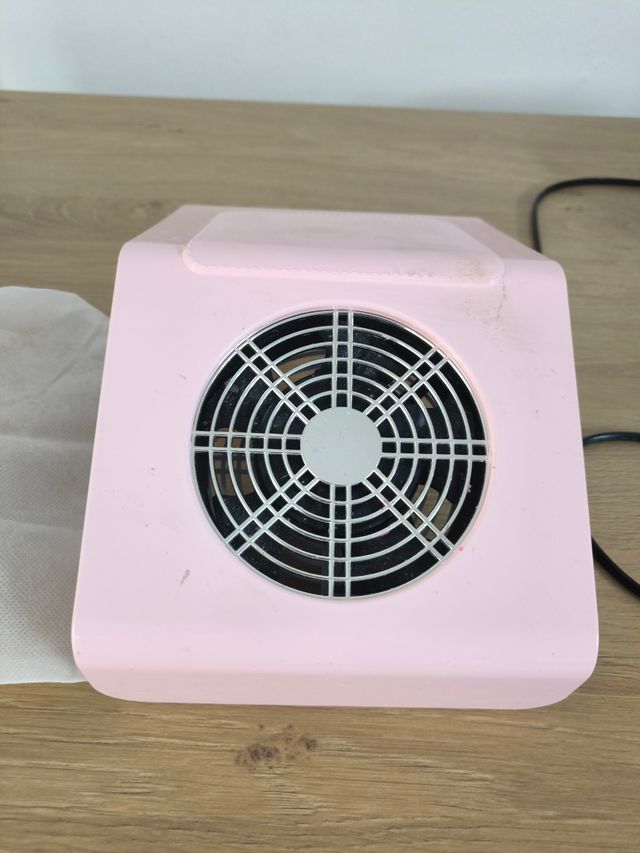 Aspirador manicura rosa