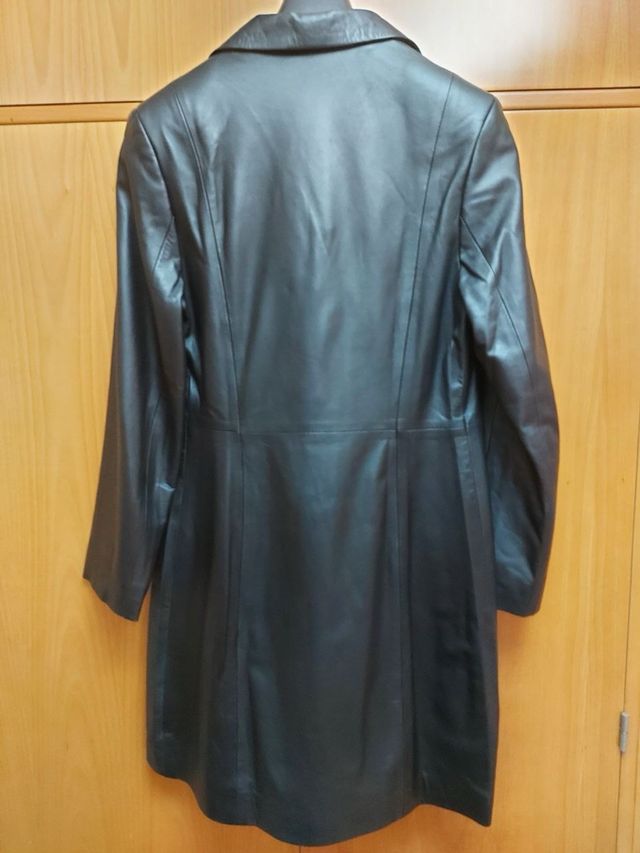 Chaqueta piel RICO PIEL negra L (Talla 40).