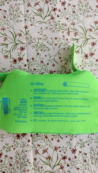 Chaleco natación bebé Nabaiji 15-30kg