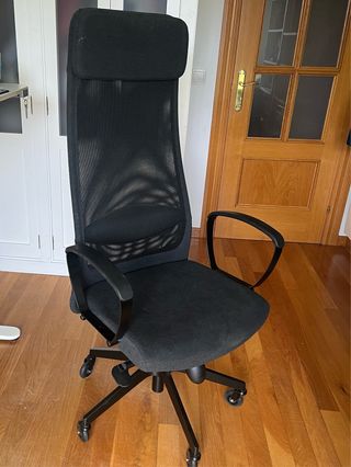 Silla Ikea Markus Negra (de tela)