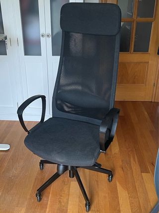 Silla Ikea Markus Negra (de tela)