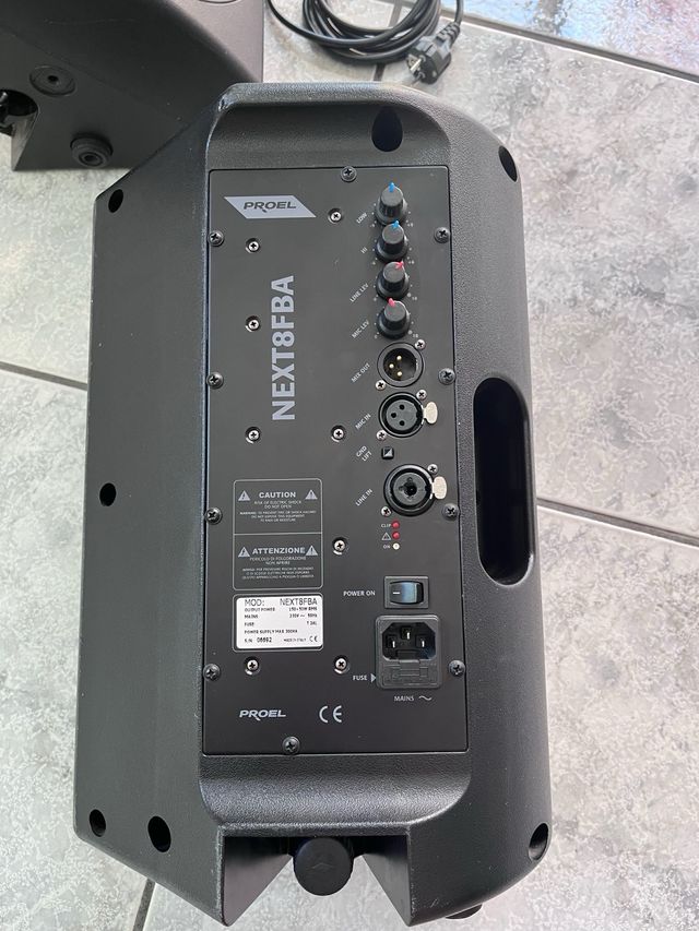 PROEL NEXT8 FBA - casse attive 200W (coppia)
