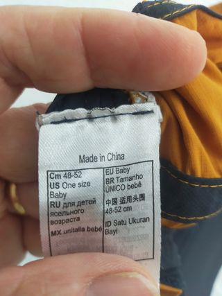 Gorra Quechua niño - amarilla y azul