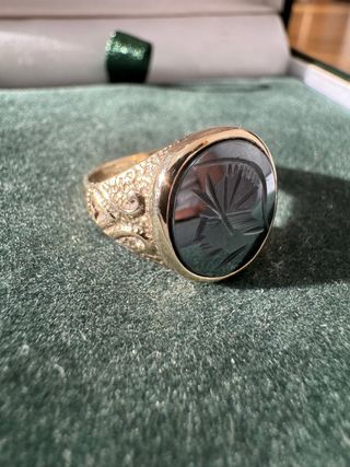 Anillo sello oro 9k - Romano