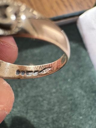 Anillo sello oro 9k - Romano