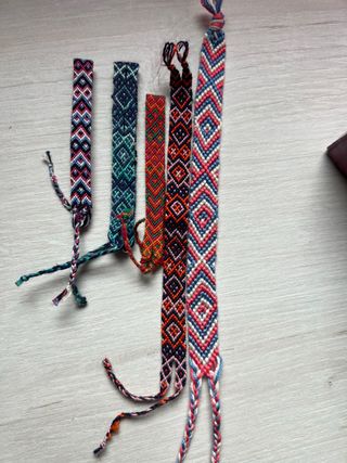 Pulseras amistad multicolor - 5uds