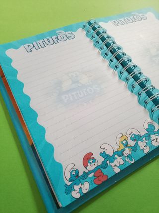 Cuaderno Los Pitufos
