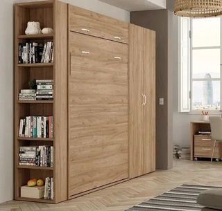 DORMITORIO CON CAMA ABATIBLE DE MATRIMONIO 
