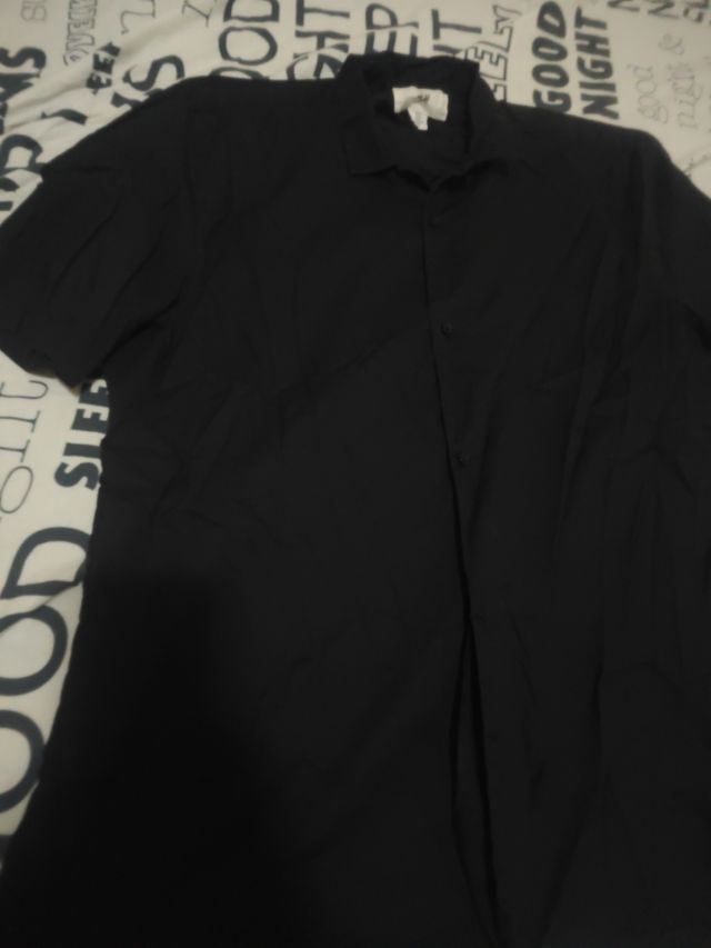 Camisa negra hombre - talla XL
