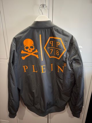 Chaqueta bomber Philipp Plein gris