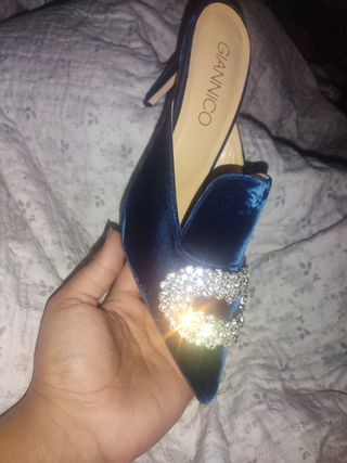 Giannico - Zapatos tacón azul