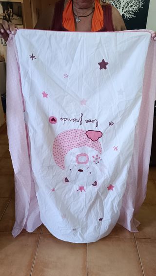 Funda nórdica cuna bebé niña