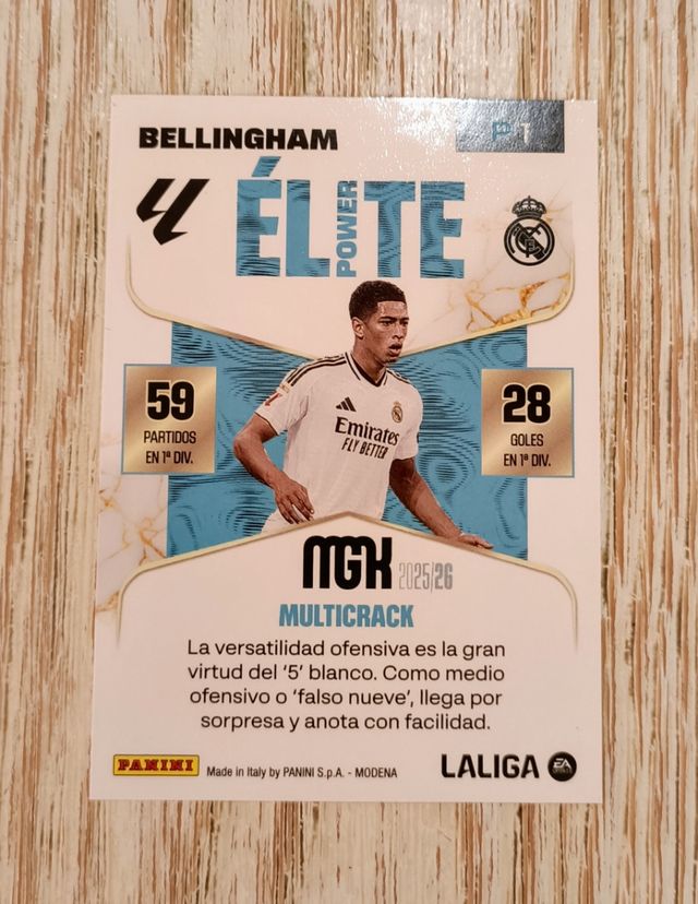 Elite Bellingham MGK 25 26 firmado P1
