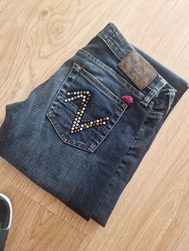 Vaqueros Nolita Talla 27 - Azul Desgastado