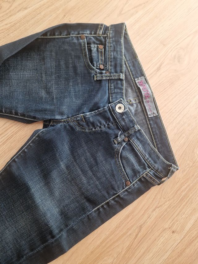 Vaqueros Nolita Talla 27 - Azul Desgastado