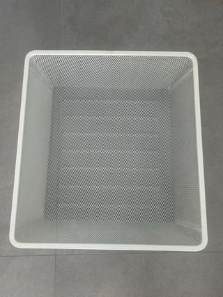 Armario ropero metálico blanco