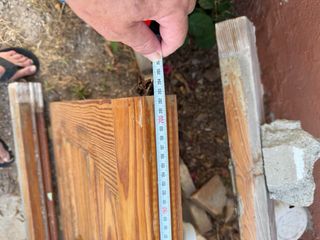 Puerta madera maciza pino