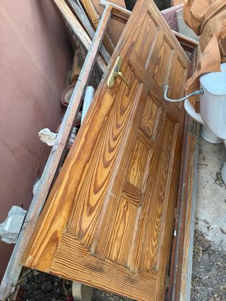 Puerta madera maciza pino