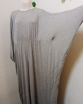 Vestido largo gris túnica elegante