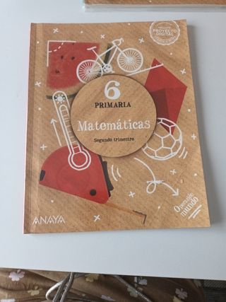 Libro texto Matemáticas 6°primaria