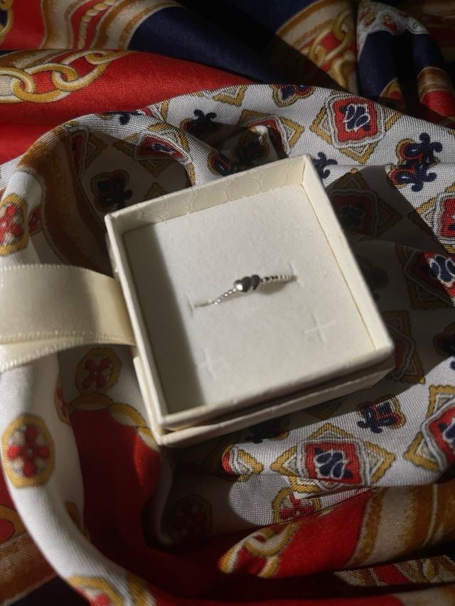 Anello cuore argento 925 regolabile
