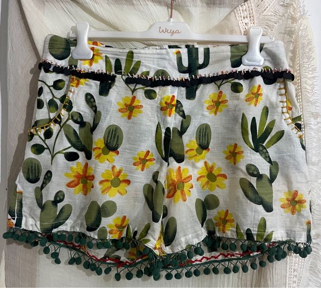 Shorts boho cactus