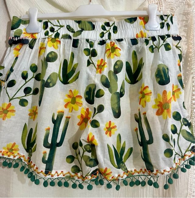 Shorts boho cactus